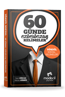60 GÜNDE EZBERBOZAN YÖKDİL SOSYAL KELİMELERİ