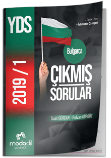 BULGARCA YDS ÇIKMIŞ SORULAR