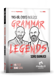 YKSDİL (YDT) - GRAMMAR LEGENDS - SORU BANKASI