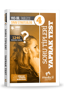 YKS-DİL İNGİLİZCE SINAV STRATEJİLERİ 4 - SORU TİPLERİ YAPRAK TEST